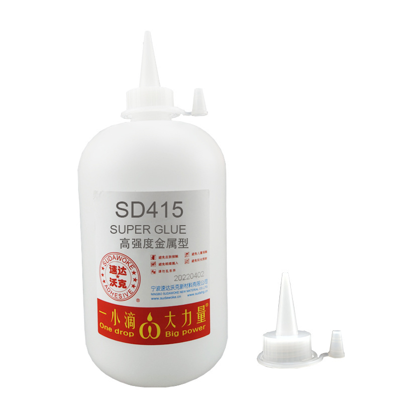 SD415 high-quality fast drying glue waterproof high temperature resistant super glue instant adhesive