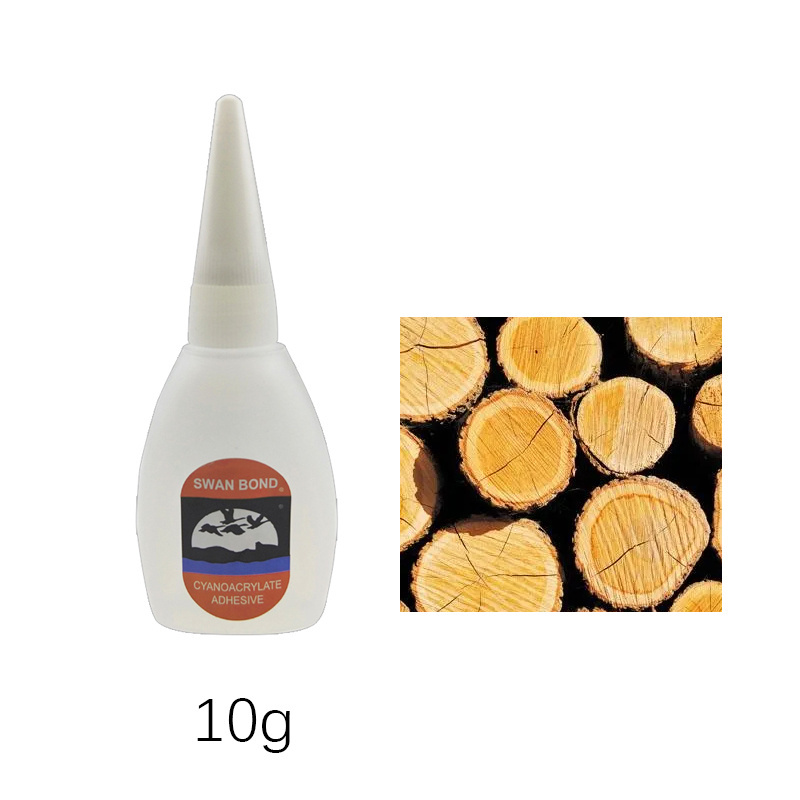 SWAN BOND 10g super glue for marble bonding, universal high strength low whitening 502 glue factory is selling well