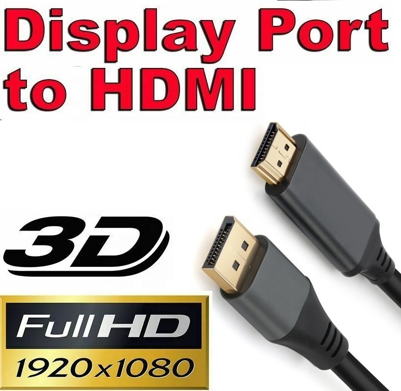 Display port to HDMI cable