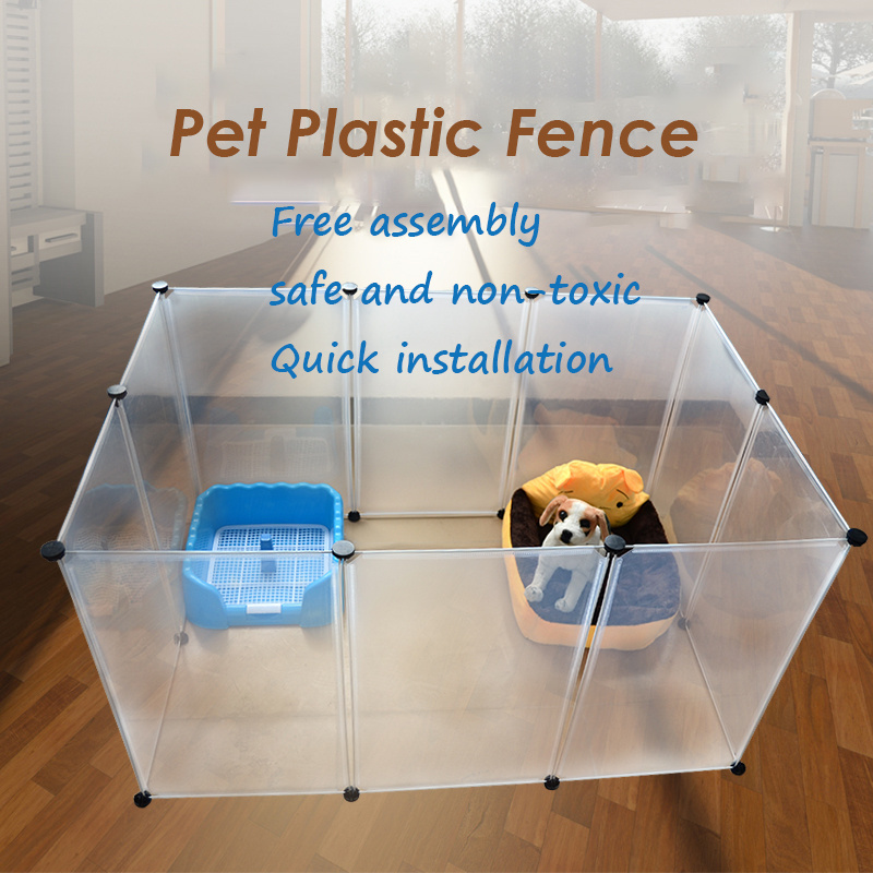 Pet Fence Gate Adjustable Puppy Playpen with Doors The Outdoor and Indoor Dogs Solid Sustainable Dog Cage Kennel Customized Size