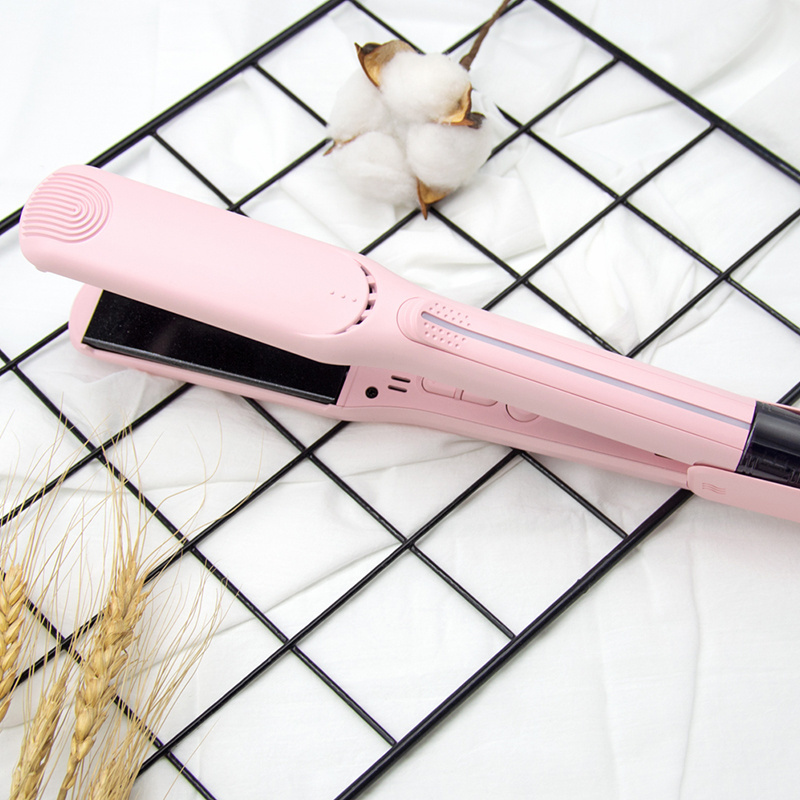 Hair Straighteners With Titaniums Plates Mirror Professional Negative Ion Straightener 480 Degree Infrared Light