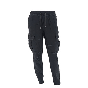 Custom Factory Outlet Casual Pants Men Multi Pocket Fashion Foot Zip Patches Cargo Pants