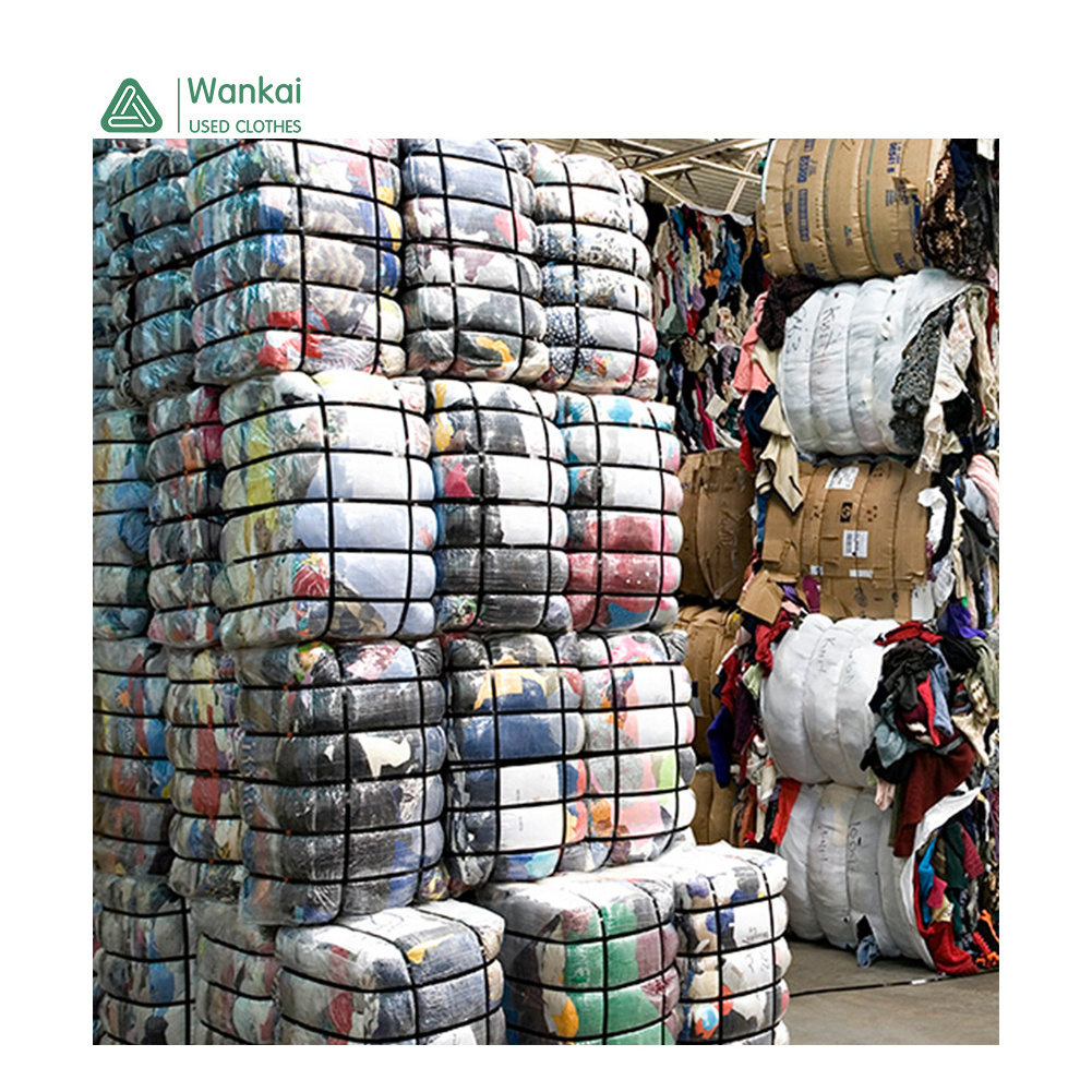 Wankai Apparel Manufacture Second Hand Clothing Mixed Bales, Cheap Price Bea Bale Of Used Clothes