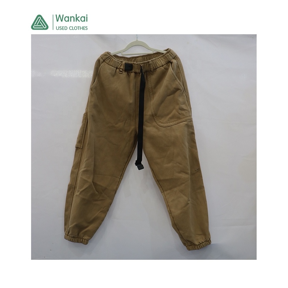 CwanCkai Good Quality New Designs Used Mix Cotton Pants, Low Price Ukay Ukay Bales Second Hand Men Bicycle Pants