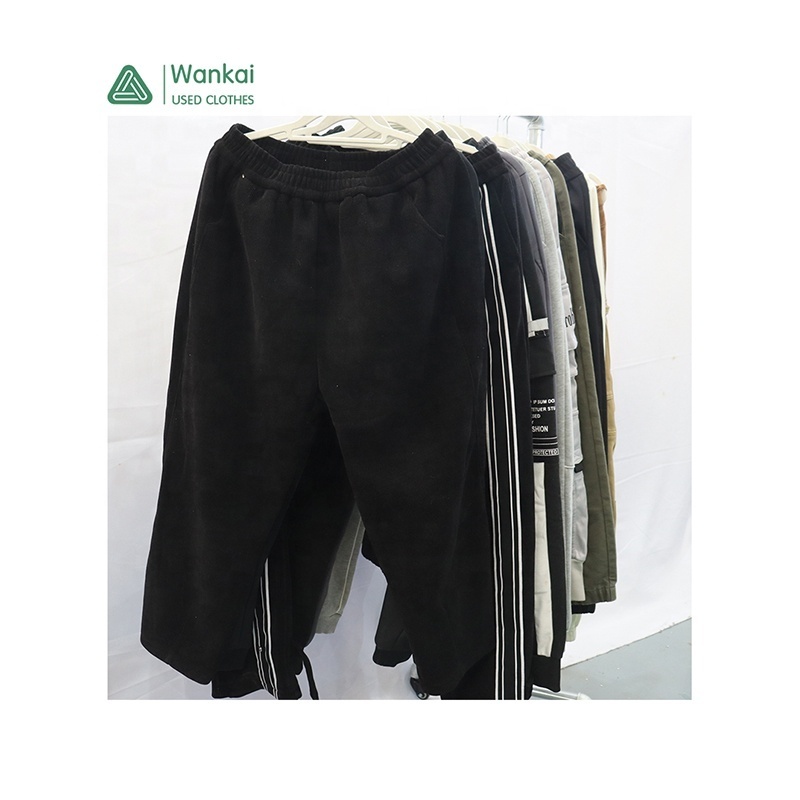 CwanCkai Good Quality New Designs Used Mix Cotton Pants, Low Price Ukay Ukay Bales Second Hand Men Bicycle Pants