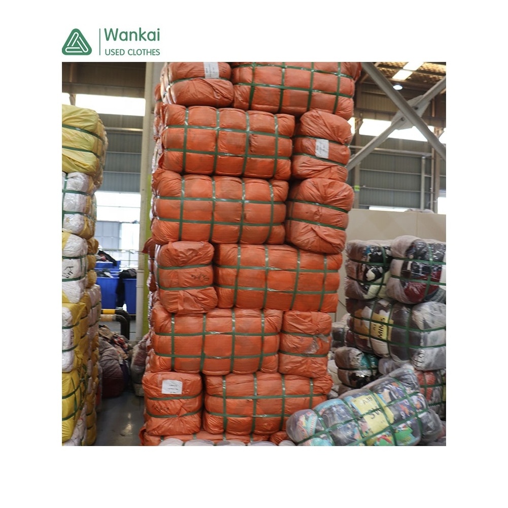 CwanCkai High Standard Sorted Used Clothes Bales, Good Price 45-100 Kg Thrift Clothes Branded Used Bales