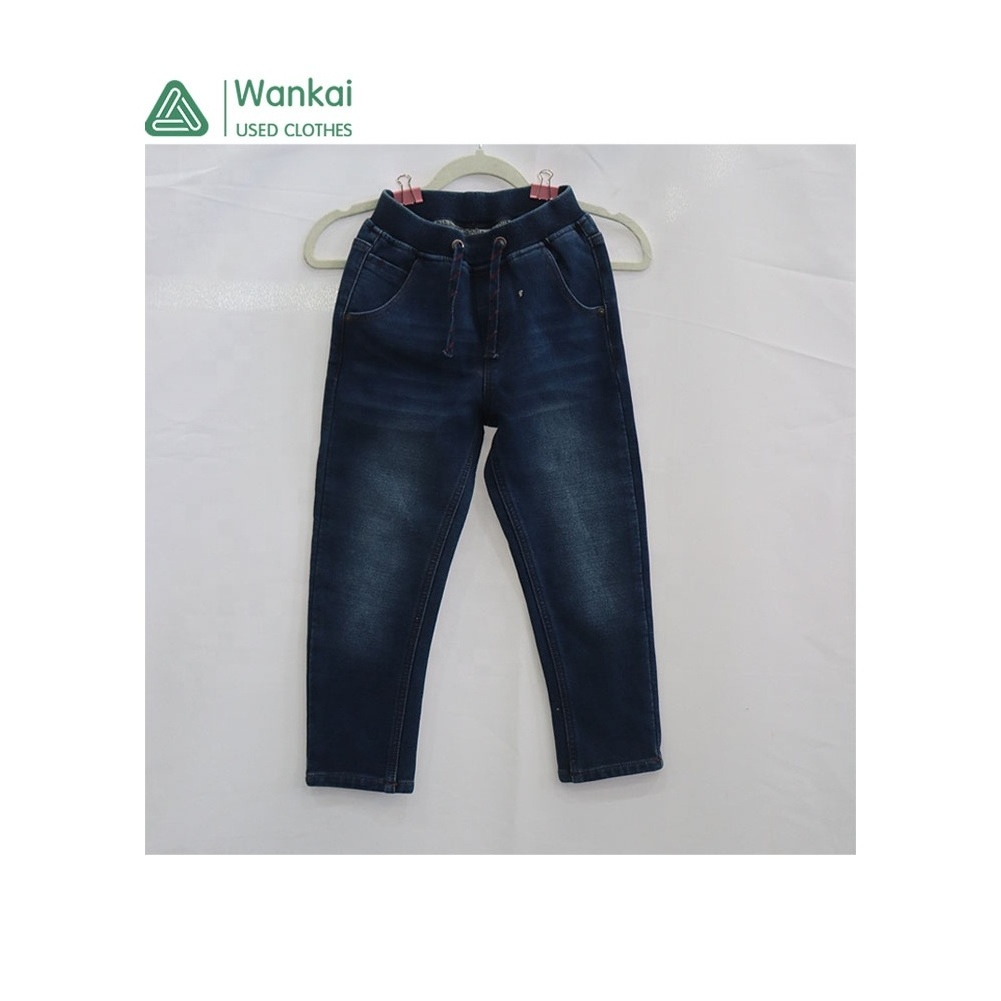 CwanCkai 90% Clean Strictly Selected Winter Used Cloths For Kids, Cheap Fast Delivery Stylish Second Hand Jeans Pants For Girls