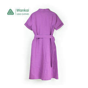 Wankai Apparel Manufacture Second Hand Clothing Mixed Bales, Cheap Price France Vintage Used Dress Bail