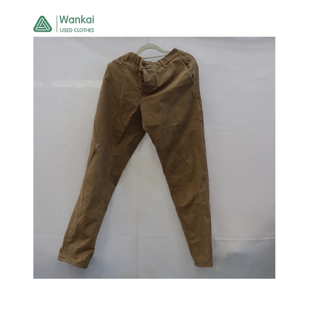 CwanCkai Good Quality New Designs Used Mix Cotton Pants, Low Price Ukay Ukay Bales Second Hand Men Bicycle Pants