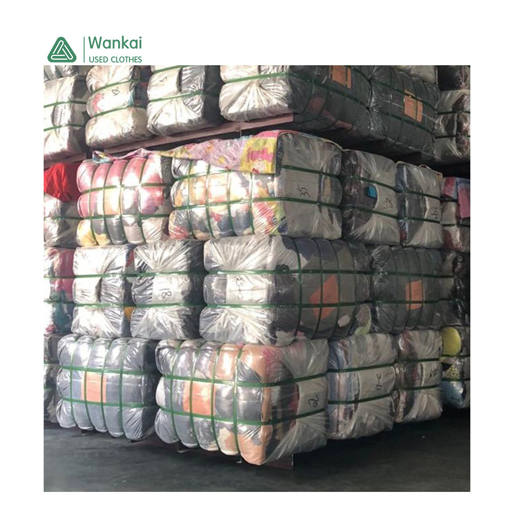 Wankai Apparel Manufacture Second Hand Clothing Mixed Bales, Cheap Price Bea Bale Of Used Clothes