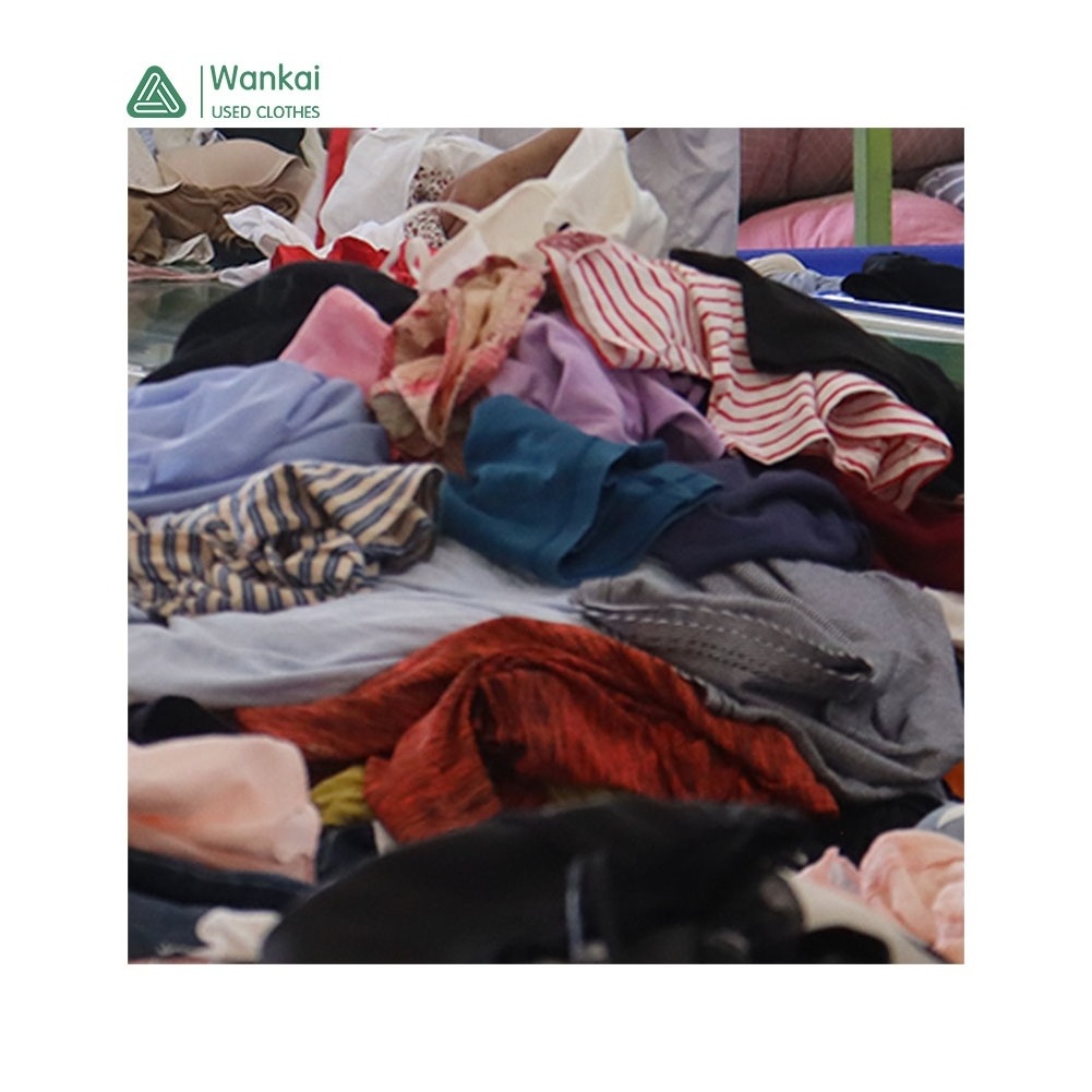 CwanCkai 90% Clean New Stylish Used Clothes Bales, Cheap Price 45-100 Kg 2Nd Hand Clothes Bales Mixed Used Clothing Branded