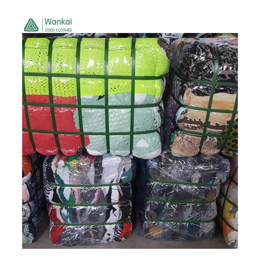 Wankai Apparel Manufacture Second Hand Clothing Mixed Bales, Cheap Price Bea Bale Of Used Clothes