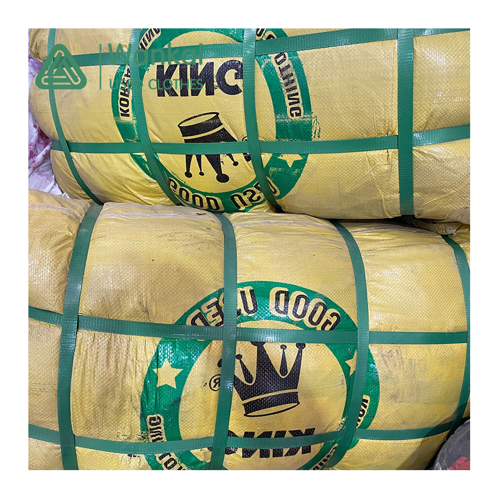 Cwanckai Weight Of The Mixed Package Is From 45 Kg To 103 Kg Used Clothes Bales King, A Garde Fast Delivery King Bale