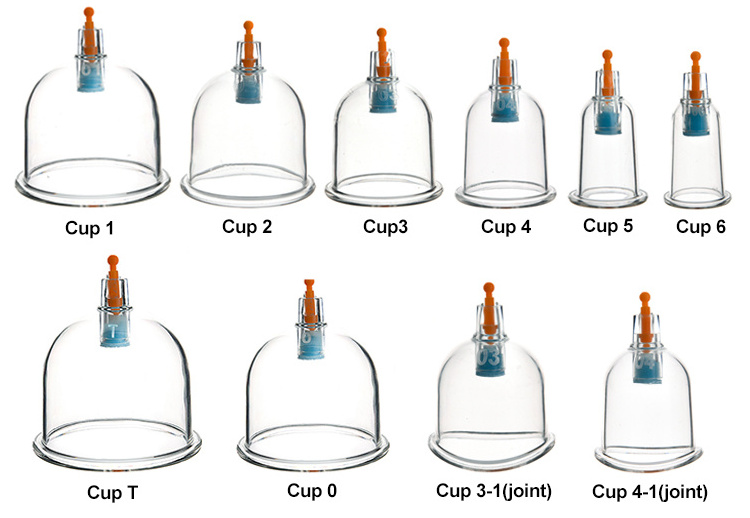 Body vacuum therapy cupping cup set for sale