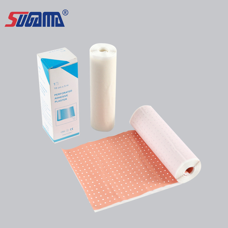 medical adhesive zinc oxide glue for wound aperture plasters roll 5*500