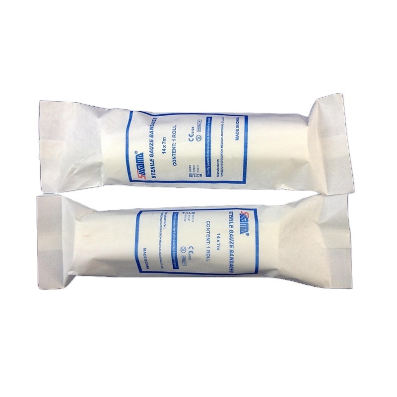 elastic compressed hemostatic sterile gauze confroming bandage