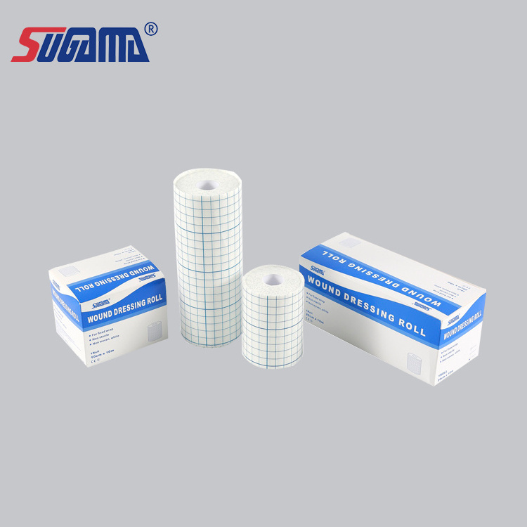 Waterproof medical non-sterile package wound dressing roll material