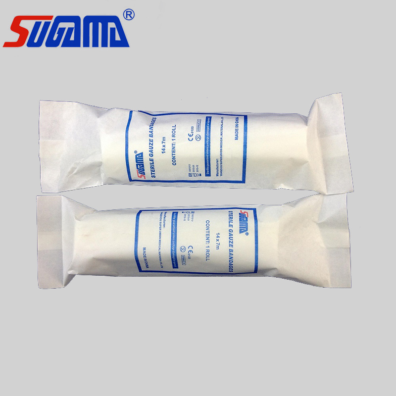 Acceptable price medical absorbent sterile rolled conform cotton gauze bandage roll sizes