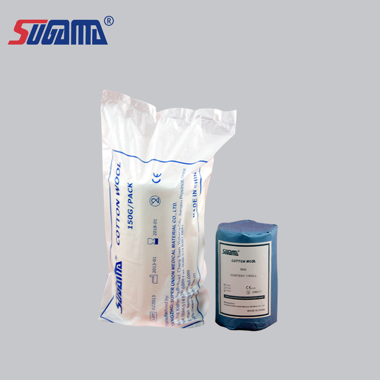 Good quality surgical 100% pure cotton roll wool suppliers