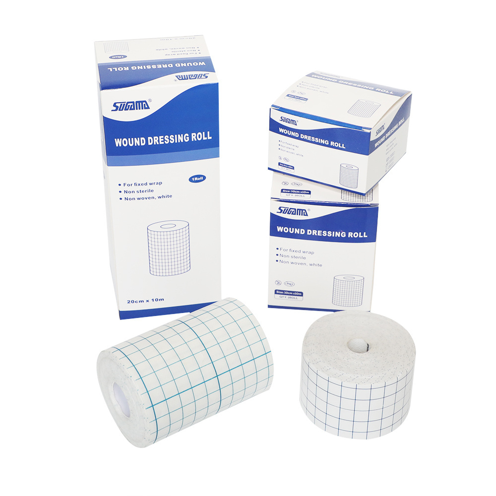 Waterproof medical non-sterile package wound dressing roll material