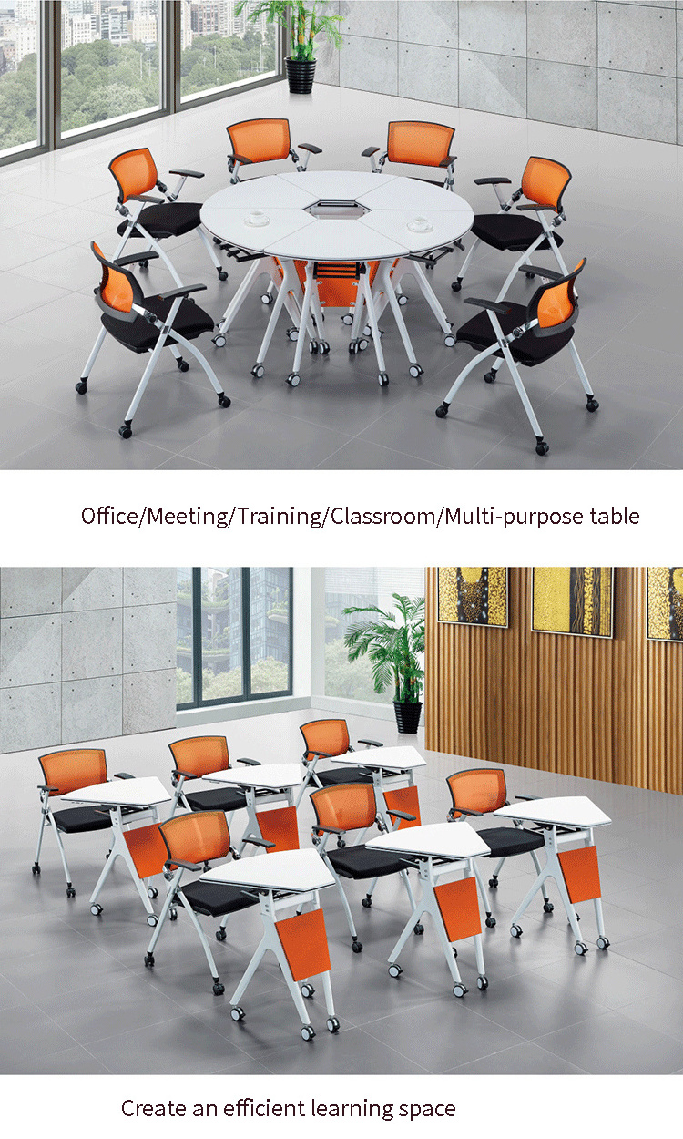 Free Splicing Modern Folding Assembly Conference Tables And Chairs School Counseling Classes To Negotiate Long Tables