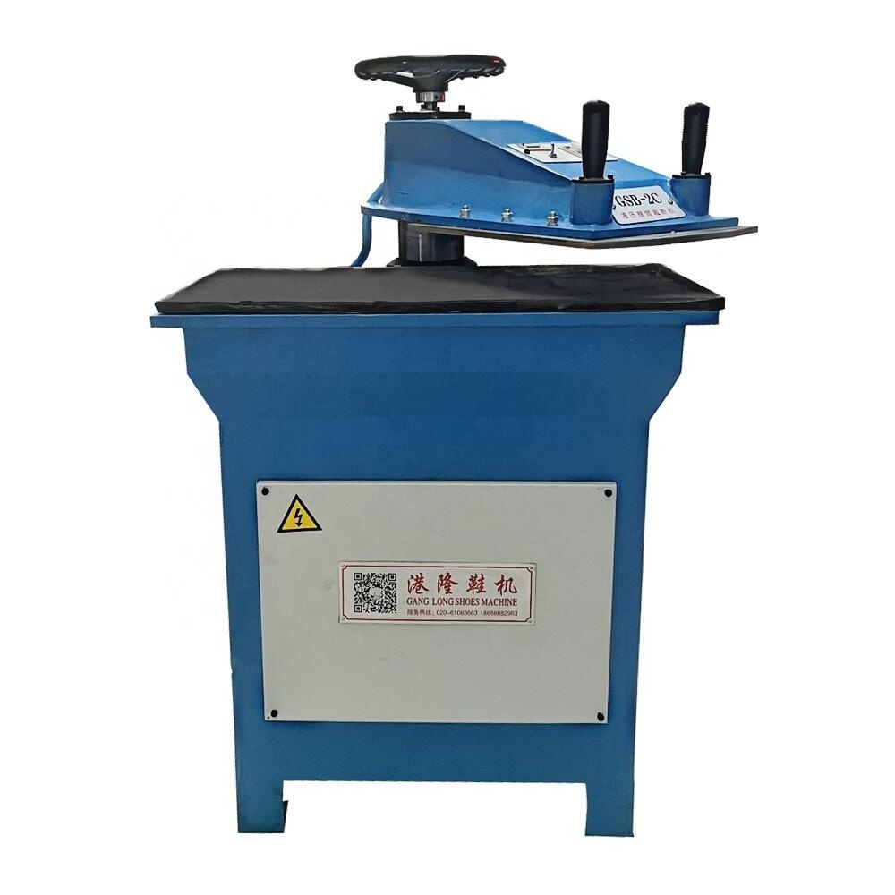 12 Ton Hydraulic Swing Arm Clicker Press Leather Fabric Shoe Making Die Cutting Machine