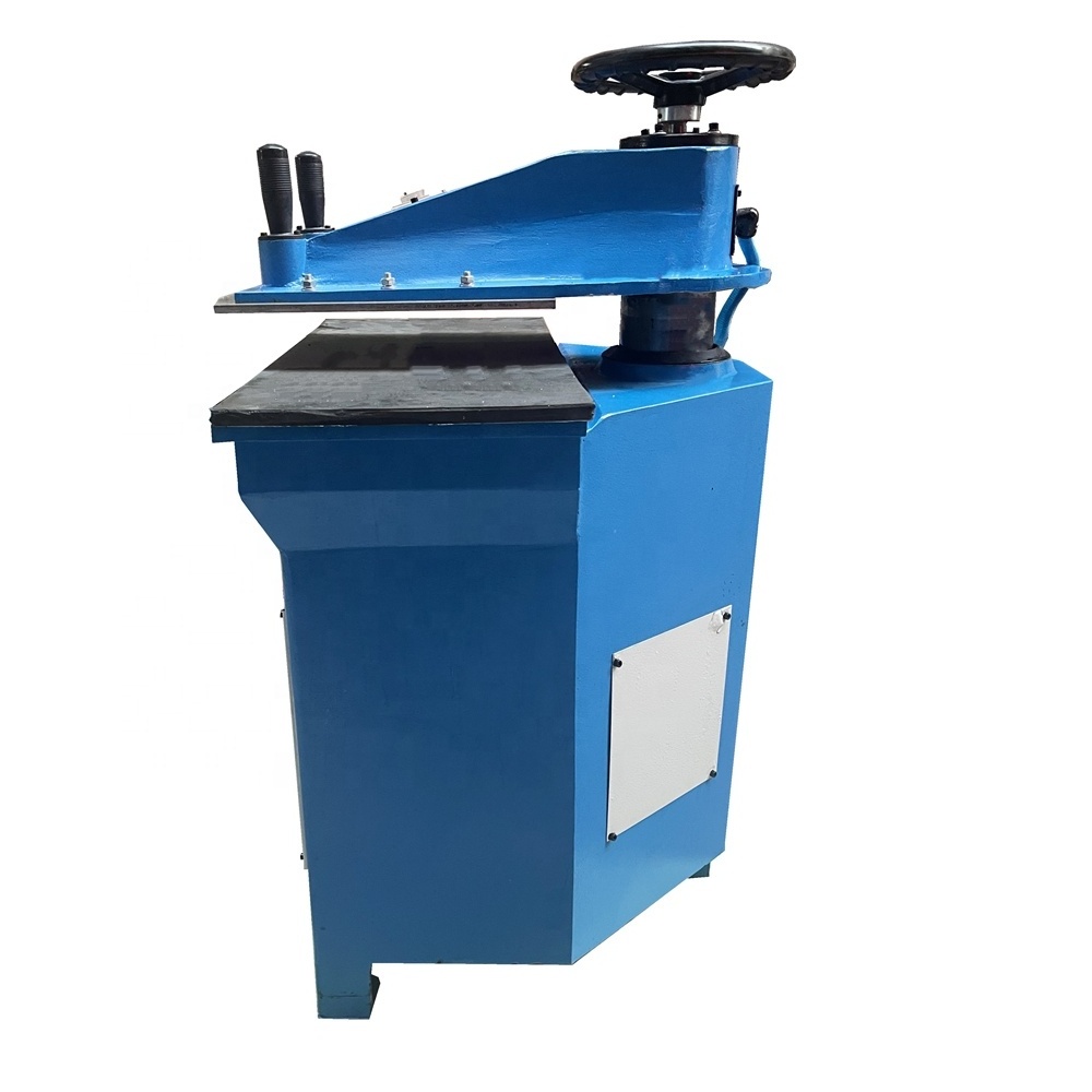 12 Ton Hydraulic Swing Arm Clicker Press Leather Fabric Shoe Making Die Cutting Machine