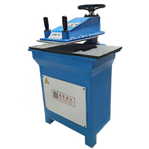 12 Ton Hydraulic Swing Arm Clicker Press Leather Fabric Shoe Making Die Cutting Machine