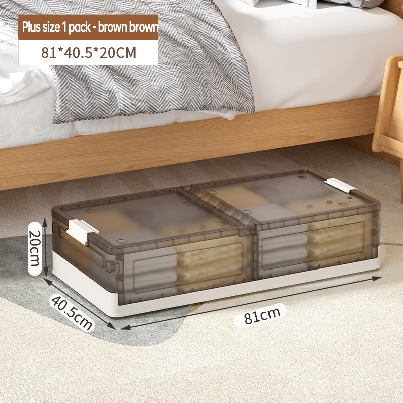 Multifunctional Box Clothes/Blanket Organizer Under Bed/Closet Under Bed Under Sofa Organizer for Tight Spaces