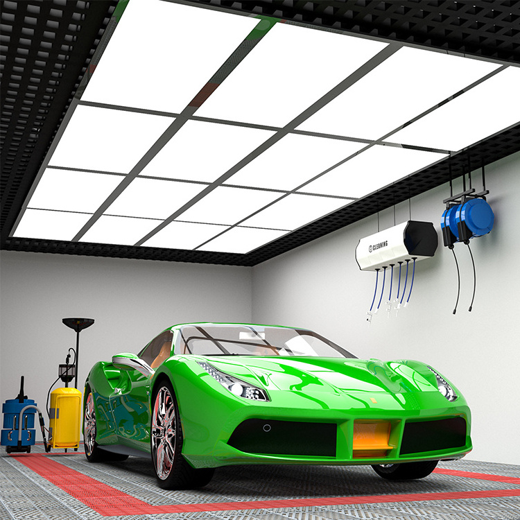 Car Detailing Working Light LED Panel Ceiling Hexagonal Detailing Lights for Garage Use