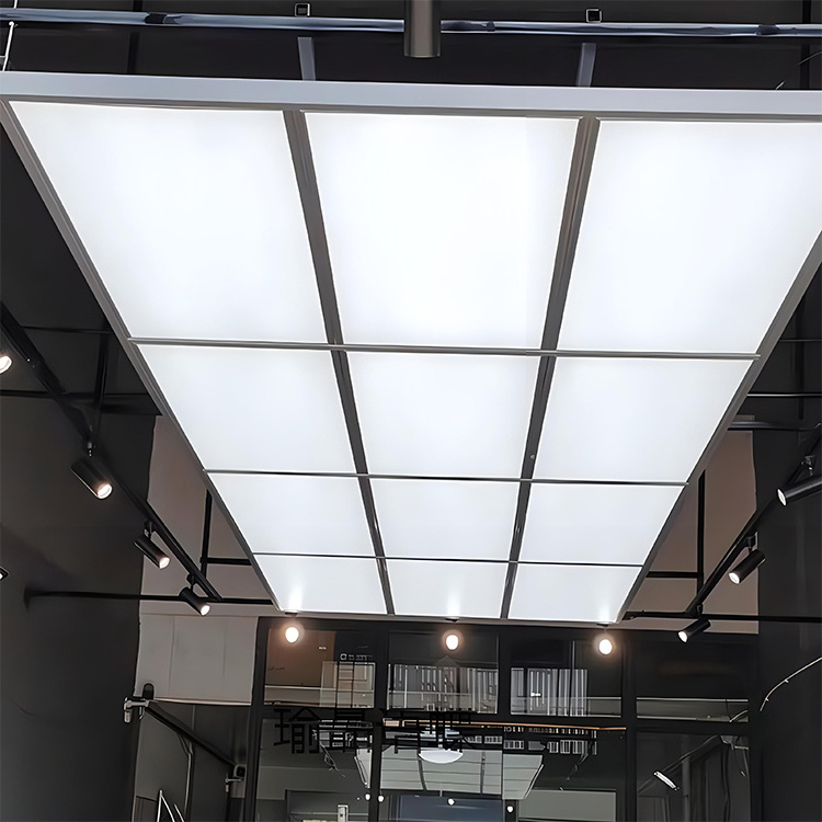 High Luminous Efficiency LED Panel Light Hexagonal Ceiling Detailing Lamp for Car Garage & Room Use