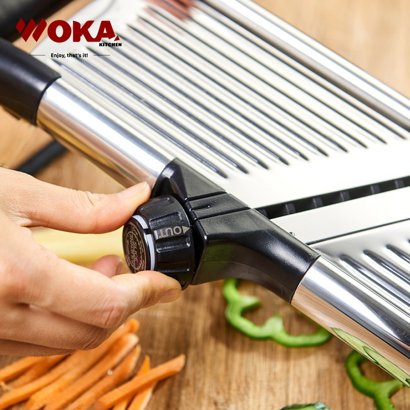 Mandoline slicer plastic use Julienne stainless steel blade manual vegetable Mandoline slicer