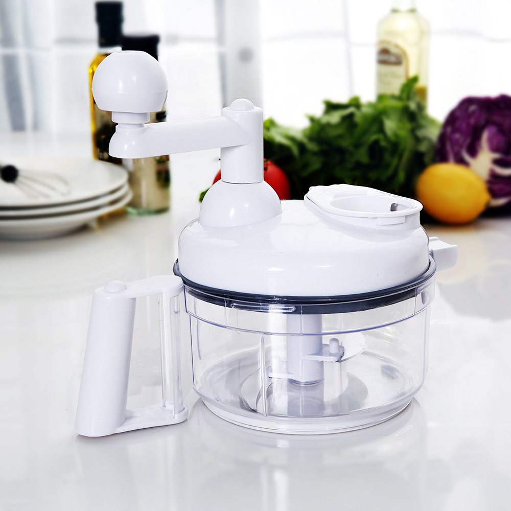 Multifunction plastic manual multi vegetable fruit food processor