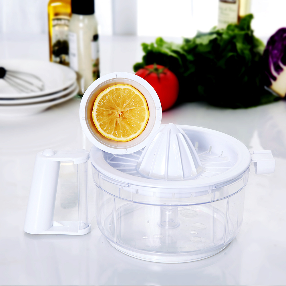 Multifunction plastic manual multi vegetable fruit food processor