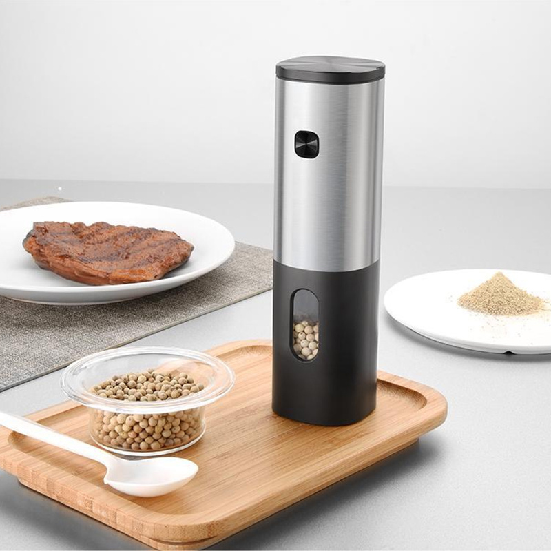 Gravity Electric Ceramic Salt Or Pepper Grinder Set Automatic Seasoning Salt And Pepper Shakers Spice Grinder Mill