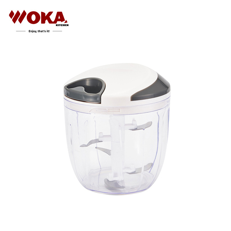 food processor manual vegetable chopper double blade vegetable chopper and slicer