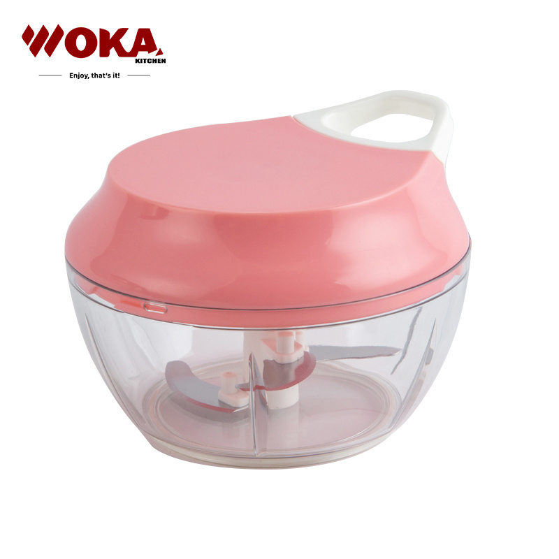 Mini progressive manual pull fruit and vegetable chopper