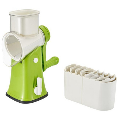 Fruit Chopped Salad Maker Tools Machine,Salad Cutter Master Chopper,Rotary Vegetable Slicer Salad Maker