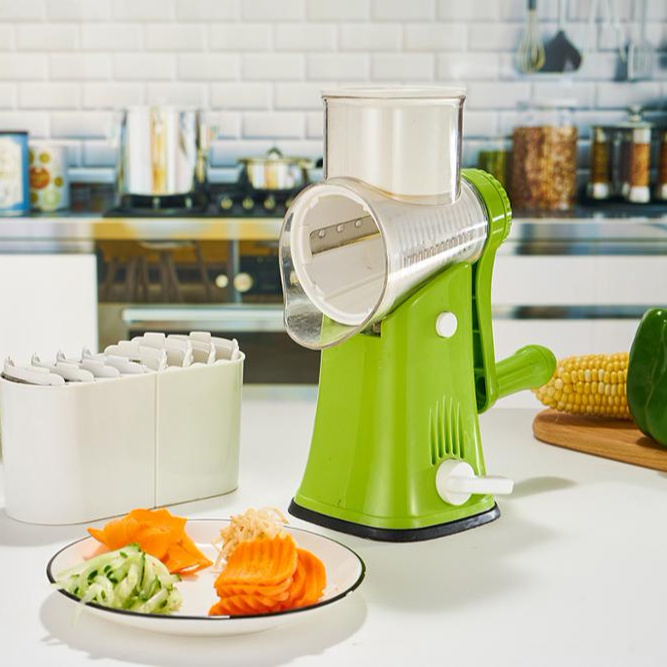 Fruit Chopped Salad Maker Tools Machine,Salad Cutter Master Chopper,Rotary Vegetable Slicer Salad Maker