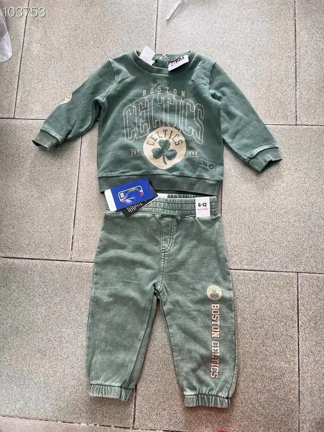 Wholesale Apparel stock Branded kids terno clothes sets baby legging set onesie pants set