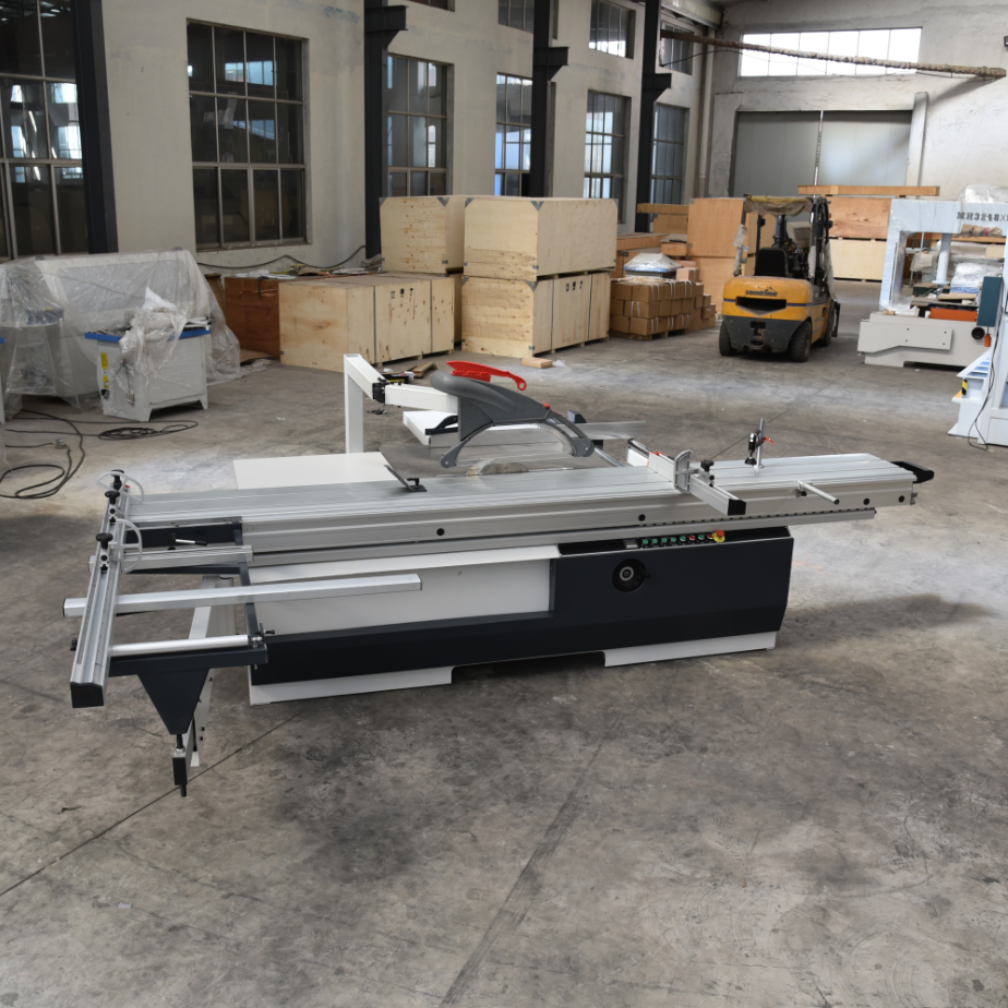 factory industrial cutting wood MDF plywood support swing arm precision Sliding Table Panel Saw