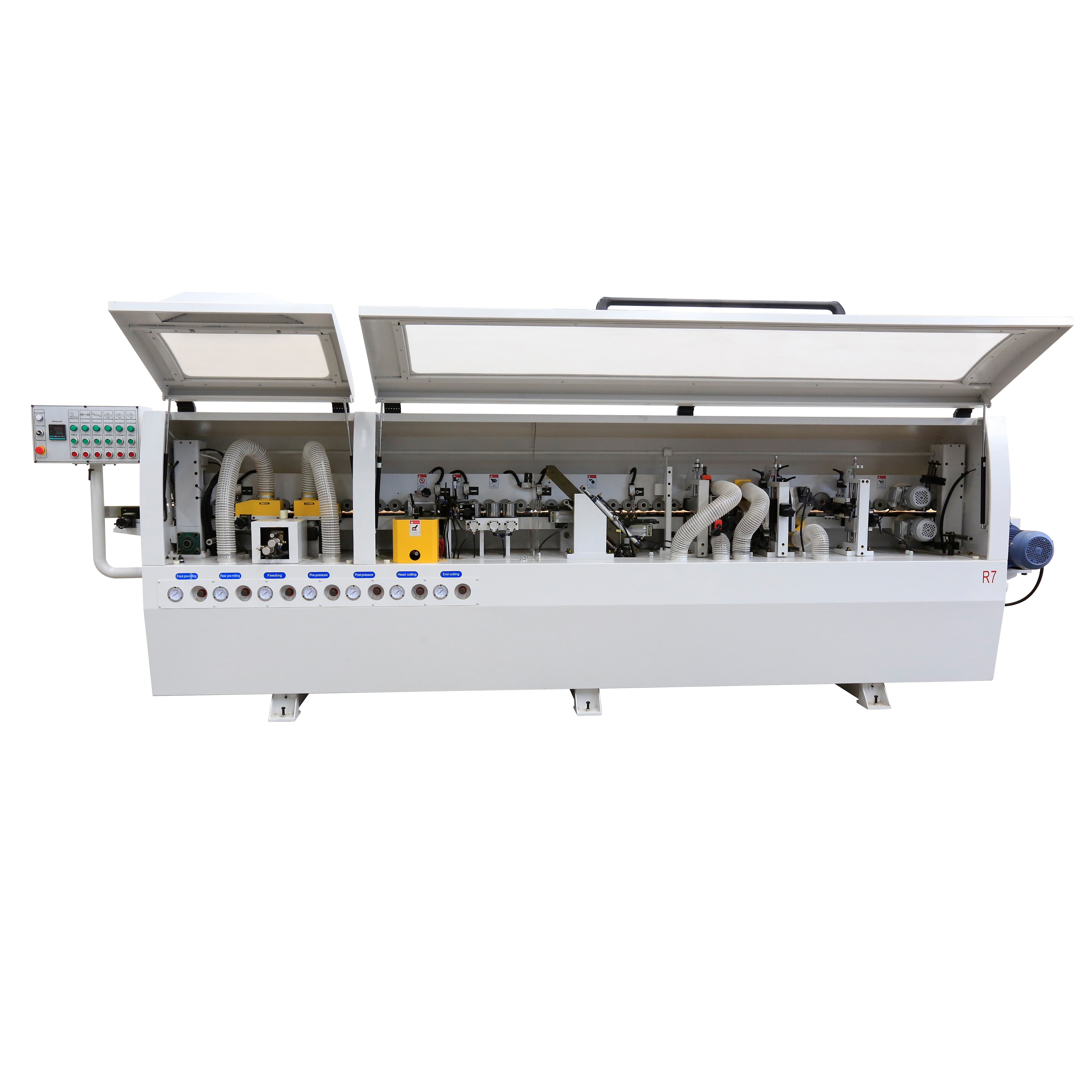 R7 gluing end cutting Edge Banding Machine For wood working machinery