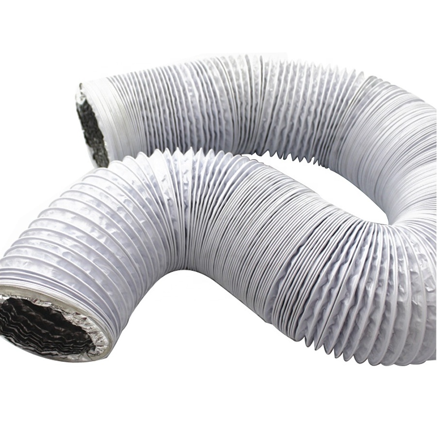 Hydroponics ventilation PVC aluminum combined flexible air duct