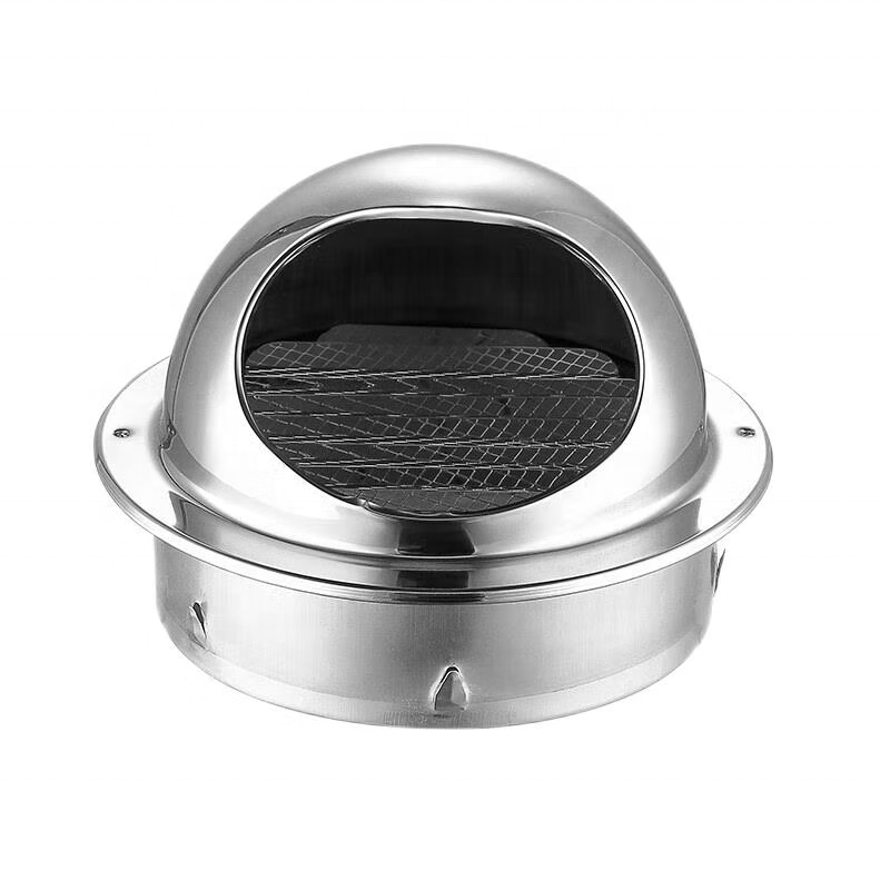 Stainless Steel Ventilation Exhaust Grille Wall Ceiling Grille Ducting Cover Outlet Heating Cooling Waterproof Air Vent Cap