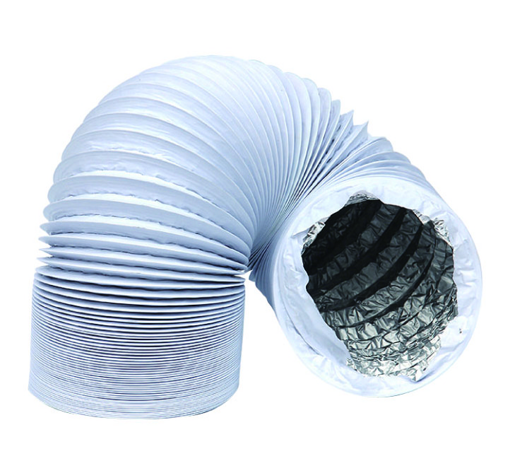 Hydroponics ventilation PVC aluminum combined flexible air duct