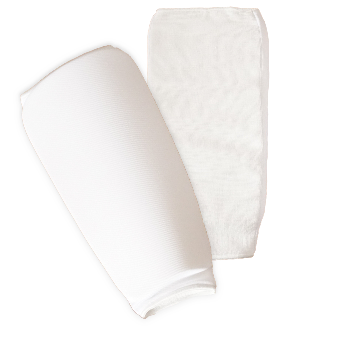 High quality cheap white fabric high quality blank shin guard straps