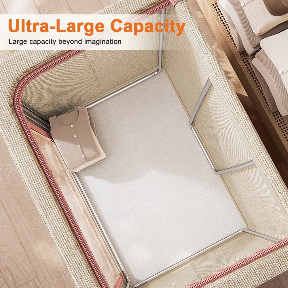 OEM OEM Foldable clothes storage Box portable bedroom closet storage wardrobe organizer