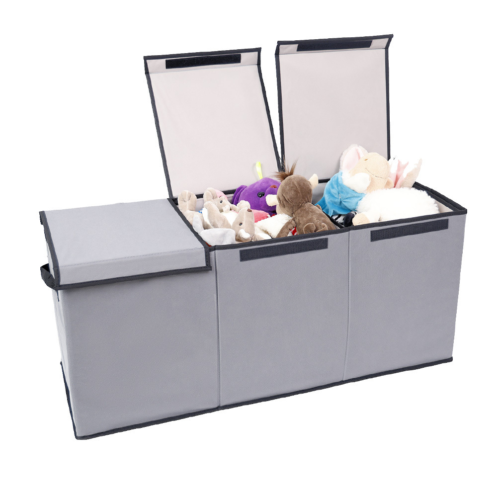 OEMODM Home Bedroom Closet Kids Large Linen Folding Collapsible Organizer with Lid Cube