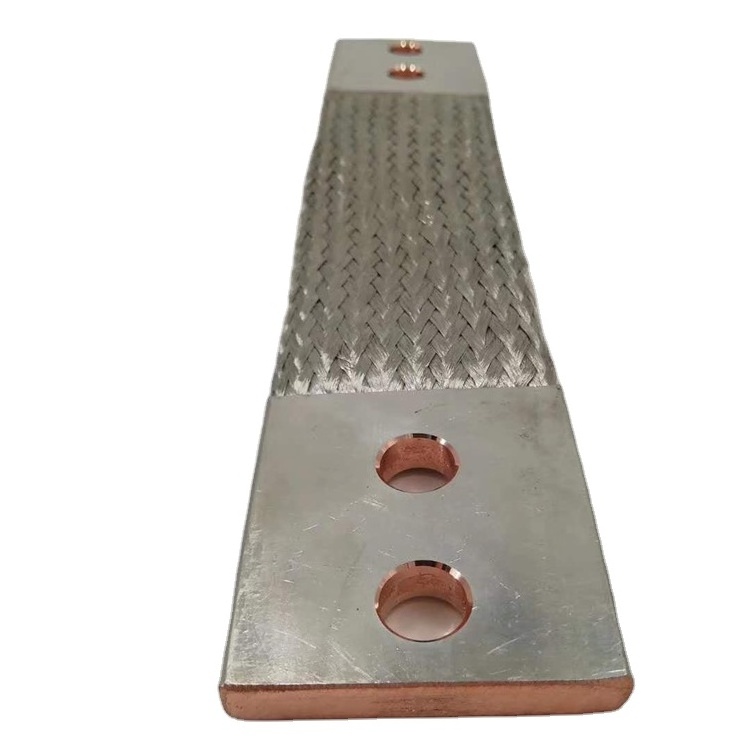 insulated custom flexible bus bar flat copper flexible braider busbar