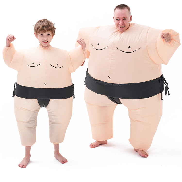 Festive Event Halloween Costume Stereo Inflatable Sumo Suit Holiday Party Performance Prop Clothes Inflatable Costume